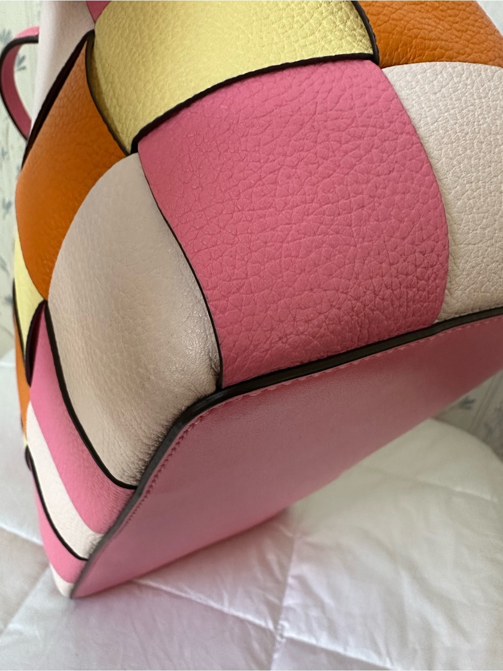 Kate Spade Woven Leather Patchwork Tote - Picture 10 of 15